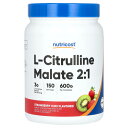 Nutricost L-シトルリン マレート 2:1 【 iHerb アイハーブ 公式 】 ニュートリコスト シトルリン アミノ酸 リンゴ酸 サプリメント サプ...