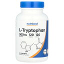 Nutricost L-トリプトファン 【 iHerb アイハーブ 公式 】 ニュートリコスト トリプトファン アミノ酸 バイオペリン ブラックペッパー 黒コシ...