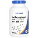 Nutricost カリウム 【 iHerb アイハーブ 公式 】 ニュートリコスト クエン酸カリウム 由来 ミネラル サプリメント サプリ カプセル 99mg...