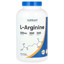 Nutricost L-アルギニン 【 iHerb アイハーブ 公式 】 ニュートリコスト アルギニン アミノ酸 サプリメント サプリ カプセル 500mg 3...