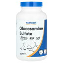 Nutricost グルコサミン硫酸塩 【 iHerb アイハーブ 公式 】 ニュートリコスト グルコサミン サプリメント サプリ カプセル 1,500mg 2...