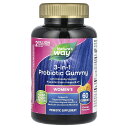 【POINT20倍★5/30 0:00〜6/1 23:59】Nature's Way 3 in 1 プロバイオティクス グミ 女性向け 【 iHerb アイハー...