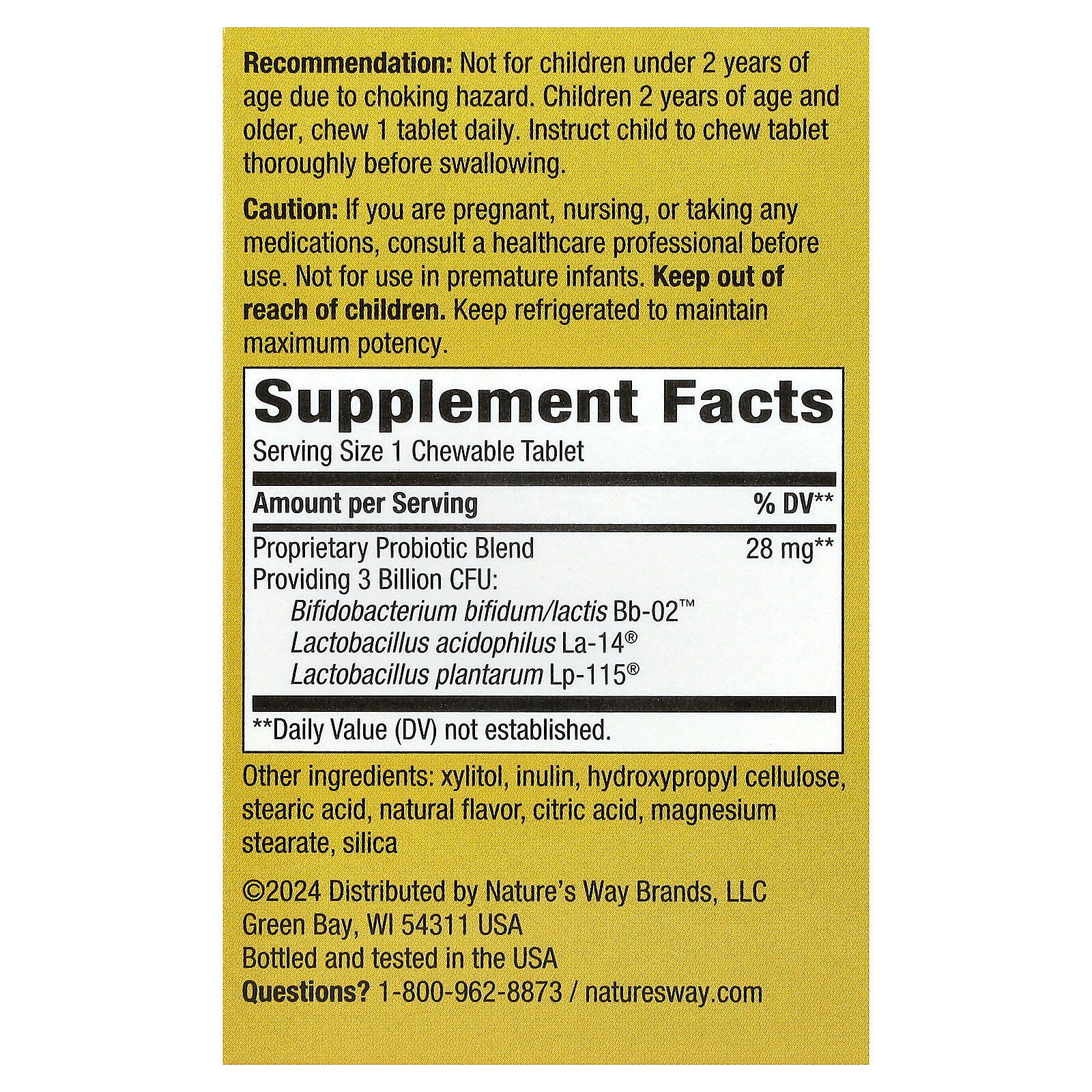 Nature's Way プリマドフィルス 子供向け 【 iHerb アイハーブ 公式 】 ネイチャーズウェイ キッズ 乳酸菌 ビフィズス菌 アシドフィルス菌 2歳以上向け サプリ チュアブルタブレット オレンジ味 30億CFU 30粒 iherb-official-10021341 iHerb サンプル画像2