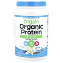 Orgain オーガニック プロテイン + グリーン 【 iHerb アイハーブ 公式 】 オルゲイン 有機 植物性 プロテインパウダー タンパク質 エンドウ豆...