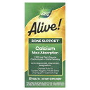 Nature's Way アライブ! カルシウム 【 iHerb アイハーブ 公式 】 ネイチャーズウェイ Alive! ビタミンD3 ビタミンK2 マグネシウ...