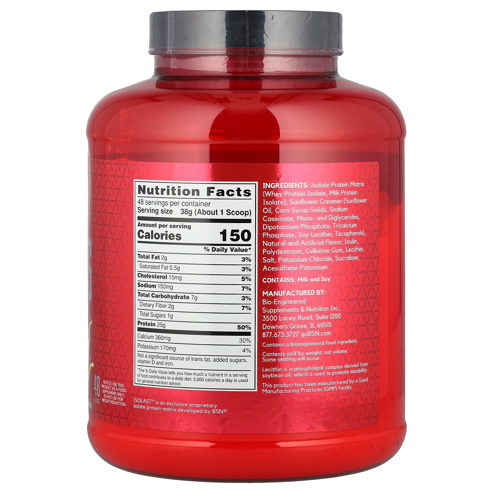 BSN シンサ-6 アイソレート 【 iHerb アイハーブ 公式 】 ビーエスエヌ Syntha-6 ...
