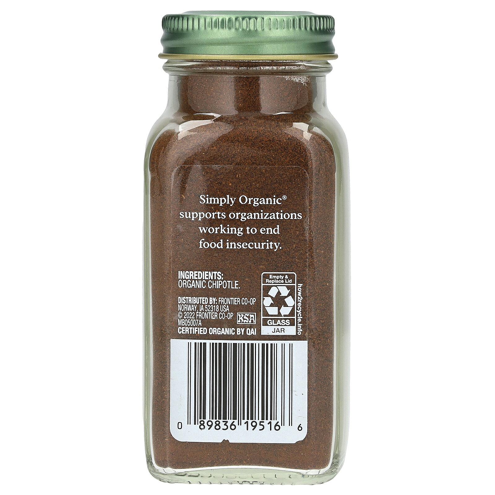 【15%OFFクーポン★8/4 20:00~8/11 01:59】Simply Organic チポトレ パウダー オーガニック 【 iHerb アイハーブ 公式 】 シンプルオーガニック ハーブ スパイス 75 g iherb-official-10001928 iHerb サンプル画像3