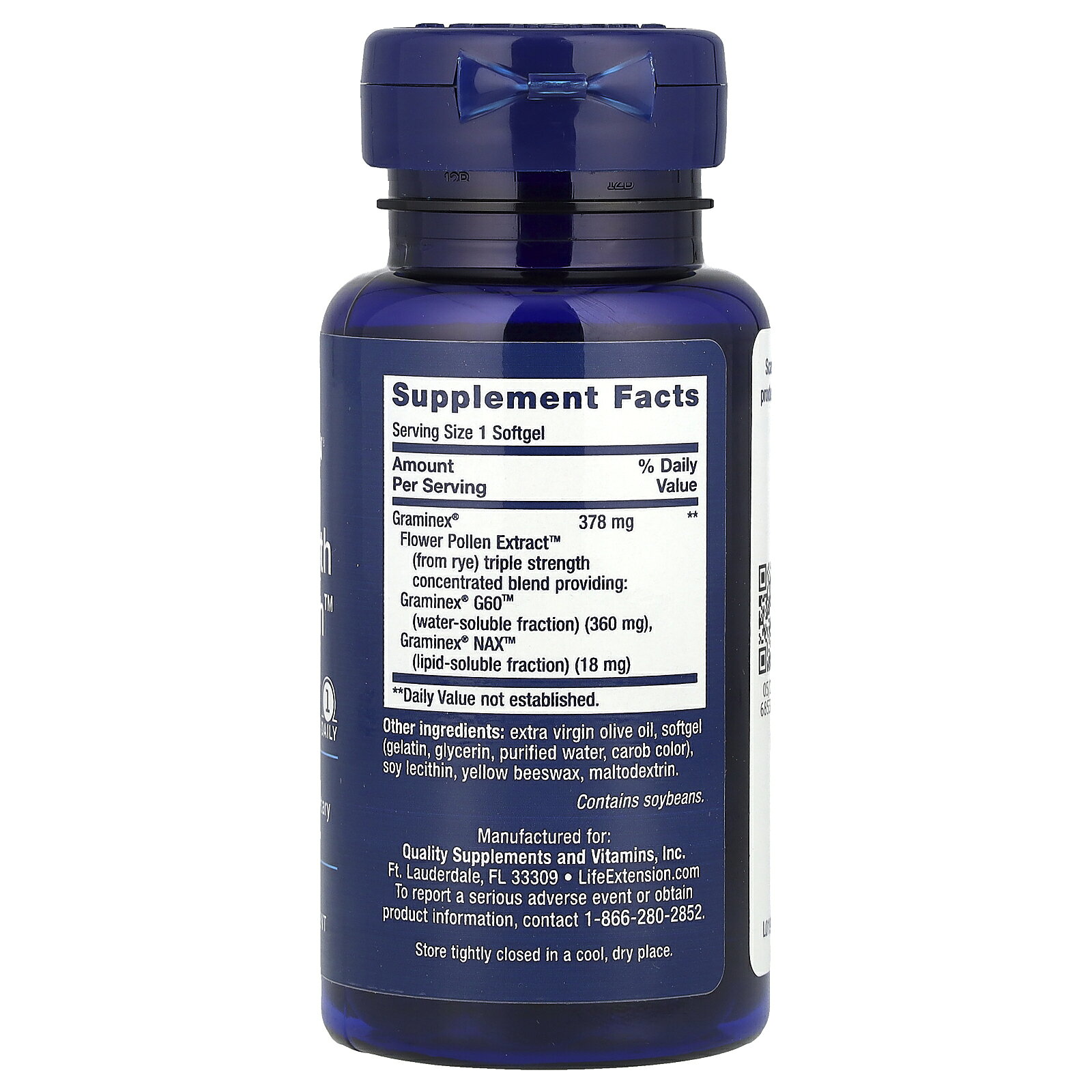 Life Extension トリプルストレングス プロスタポーレン 【 iHerb アイハーブ 公式 】 ライフエクステンション ProstaPollen グラミネックス 花粉 エキス グラミネックス サプリメント サプリ ソフトジェル 30粒 iherb-official-10010692 iHerb サンプル画像2