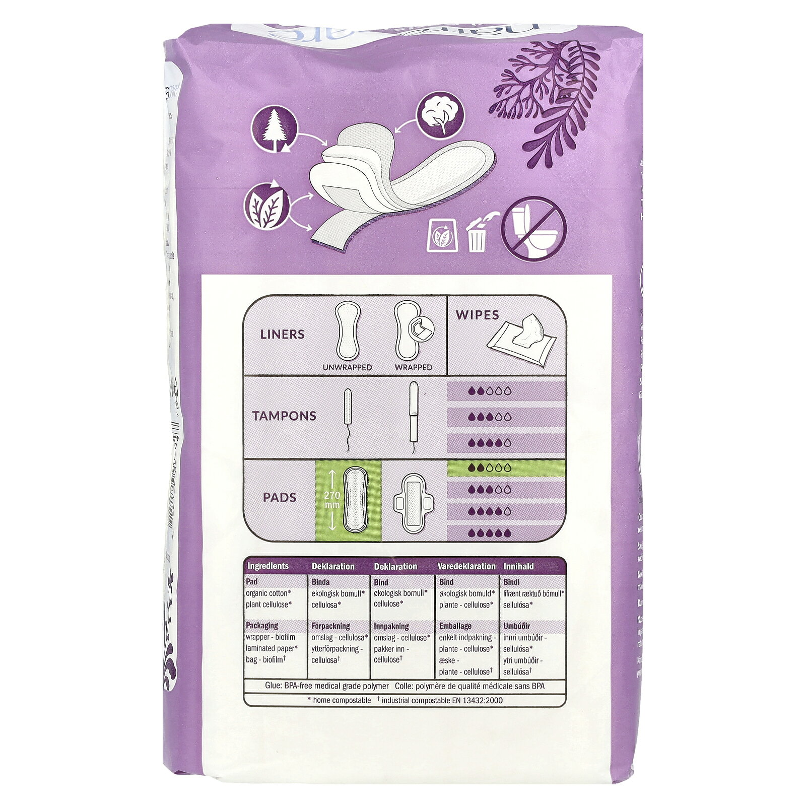 【15%OFFクーポン★8/24 20:00~8/27 09:59】Natracare 生理用 ナプキン マキシパッド 【 iHerb アイハーブ 公式 】 ナトラケア 生理ナプキン 生理用品 女性用 オーガニック 有機 コットン 植物由来 衛生商品 衛生用品 パーソナルケア レギュラー 14個 iherb-official-10012903 iHerb サンプル画像2