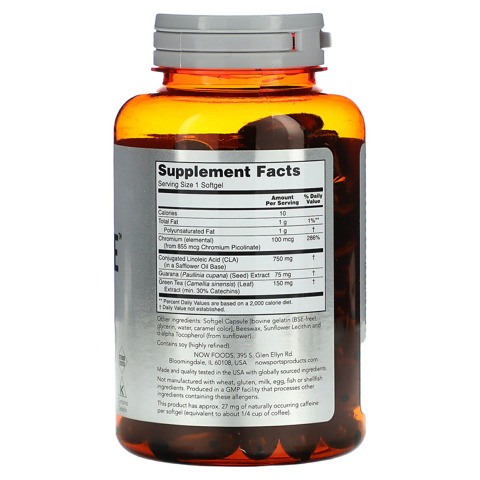 【POINT20倍★7/4 20:00〜7/11 1:59】NOW Foods CLA エクストリーム 【 iHerb アイハーブ 公式 】 ナウフーズ ナウスポーツ CLA Extreme 共役リノール酸 ベニバナ油 フラワー油 サフラワーオイル サプリメント サプリ ガラナ 緑茶 ソフトジェル 90粒