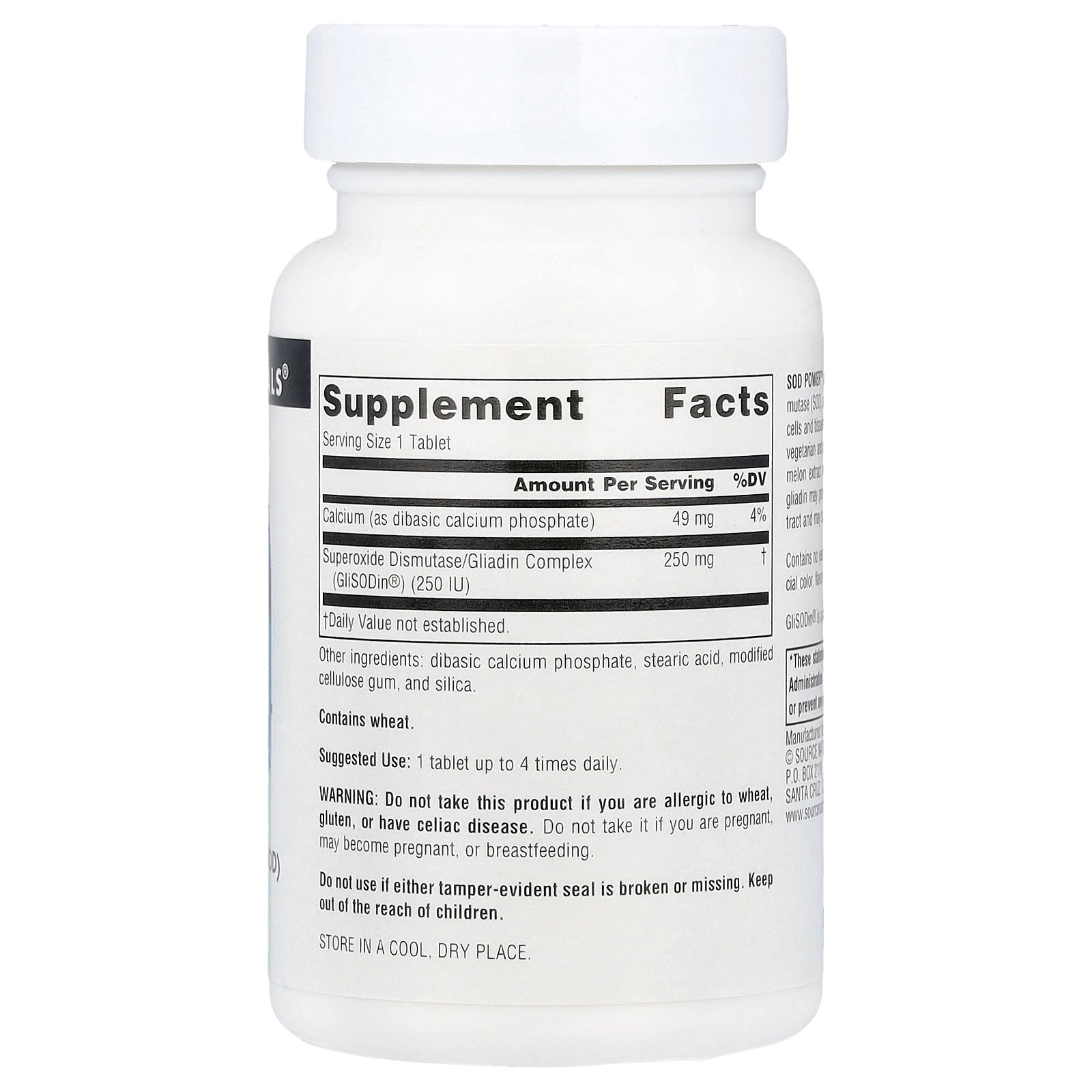 Source Naturals SOD パワー 【 iHerb アイハーブ 公式 】 ソースナチュラルズ ス...