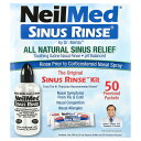 【POINT10倍★4/14 20:00~4/17 09:59】NeilMed サイナスリンス キット 【 iHerb アイハーブ 公式 】 ニールメッド Sinus Rinse 鼻うがい 鼻洗浄 240ml 洗浄ボトル 生理食塩水 洗浄液の素 サッシェ 50袋入り 1セット