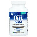 Om Mushrooms チャーガ 【 iHerb アイハーブ 公式 】 オームマッシュルーム カバノアナタケ マッシュルーム キノコ サプリメント サプリ ベ...