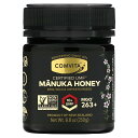 【POINT最大20倍★3/4 20:00~3/11 01:59】Comvita マヌカハニー 【 iHerb アイハーブ 公式 】 コンビタ マヌカ ハニー はちみつ ハチミツ 蜂蜜 生 非加熱 モノフローラル ニュージーランド産 UMF10+ MGO263+ 250g