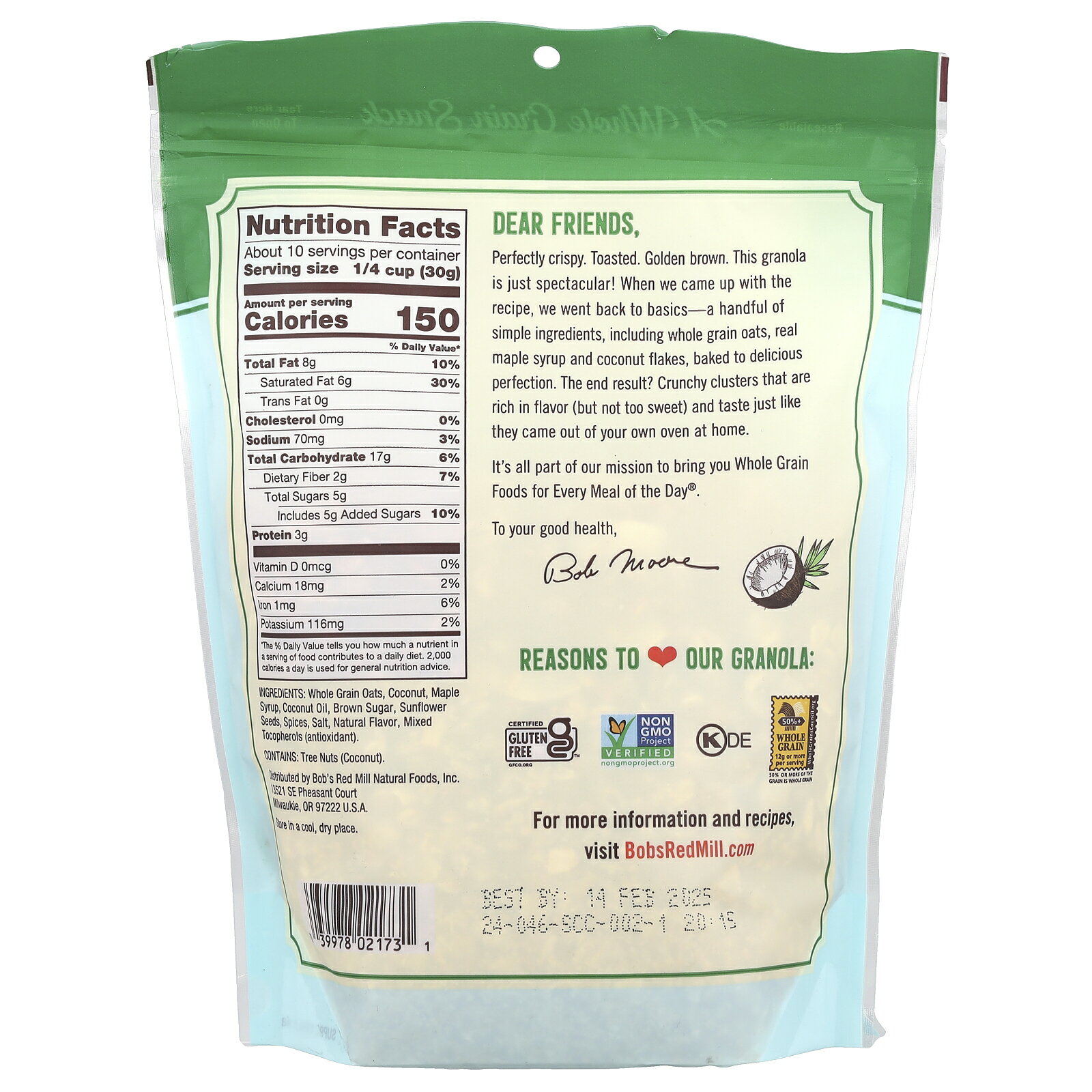 ��POINT20�ܡ�1/24 20:00��2/1 23:59��Bob's Red Mill �����֥�Ƥ�����Ρ��� �� iHerb �����ϡ��� ���� �� �ܥ֥���åɥߥ� ��γ�������� ��γ��ʪ���ʥå� ŷ���������� ����ƥ�ե꡼ �����ʥåĥ��ѥ��� 312g