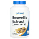 【POINT20倍★10/14 20:00~10/17 9:59】Nutricost ボスウェリア エキス 【 iHerb アイハーブ 公式 】 ニュートリコスト ボスウェリアセラータ サプリメント サプリ カプセル 1粒あたり 600mg 180粒