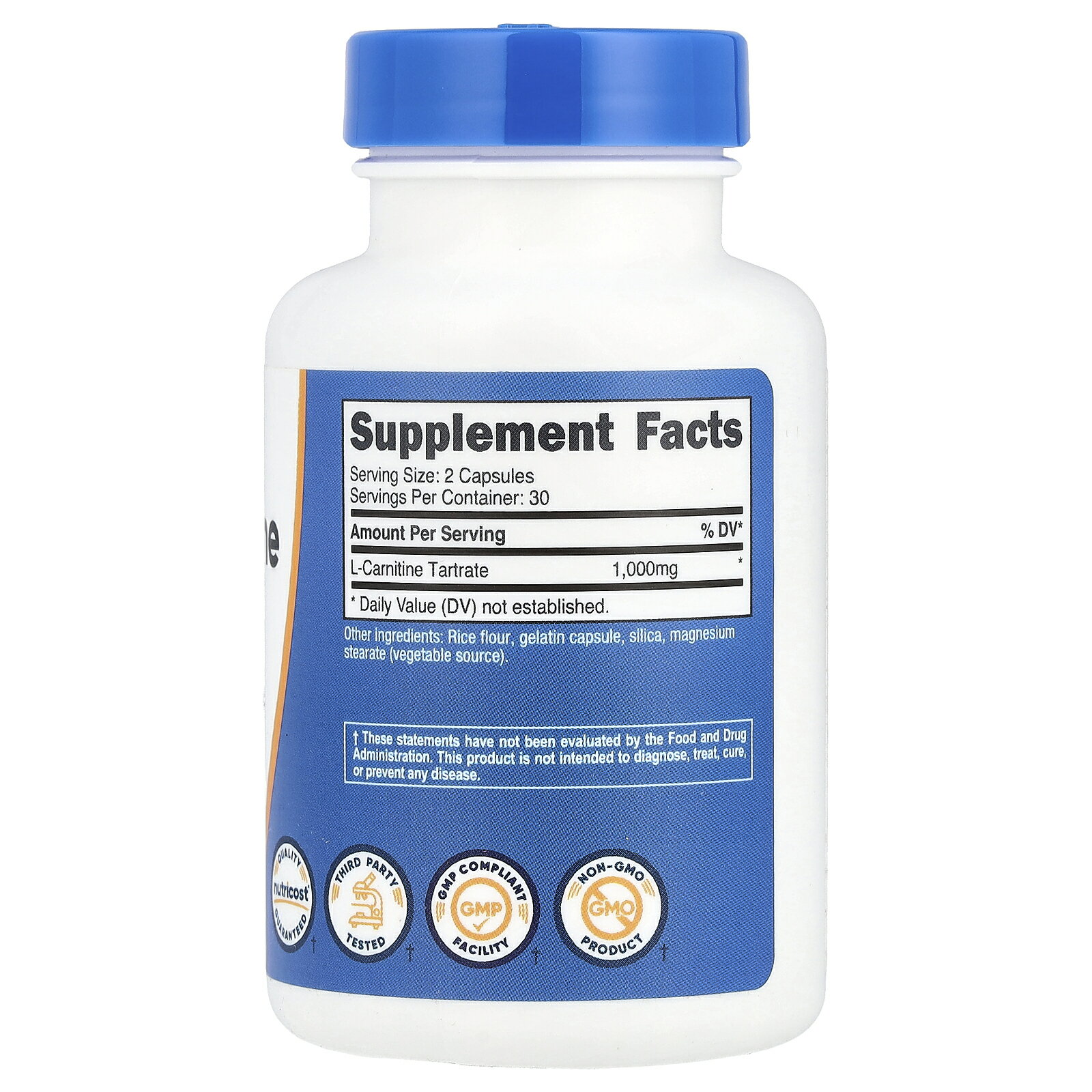 Nutricost L-カルニチン酒石酸塩 【 iHerb アイハーブ 公式 】 ニュートリコスト L...