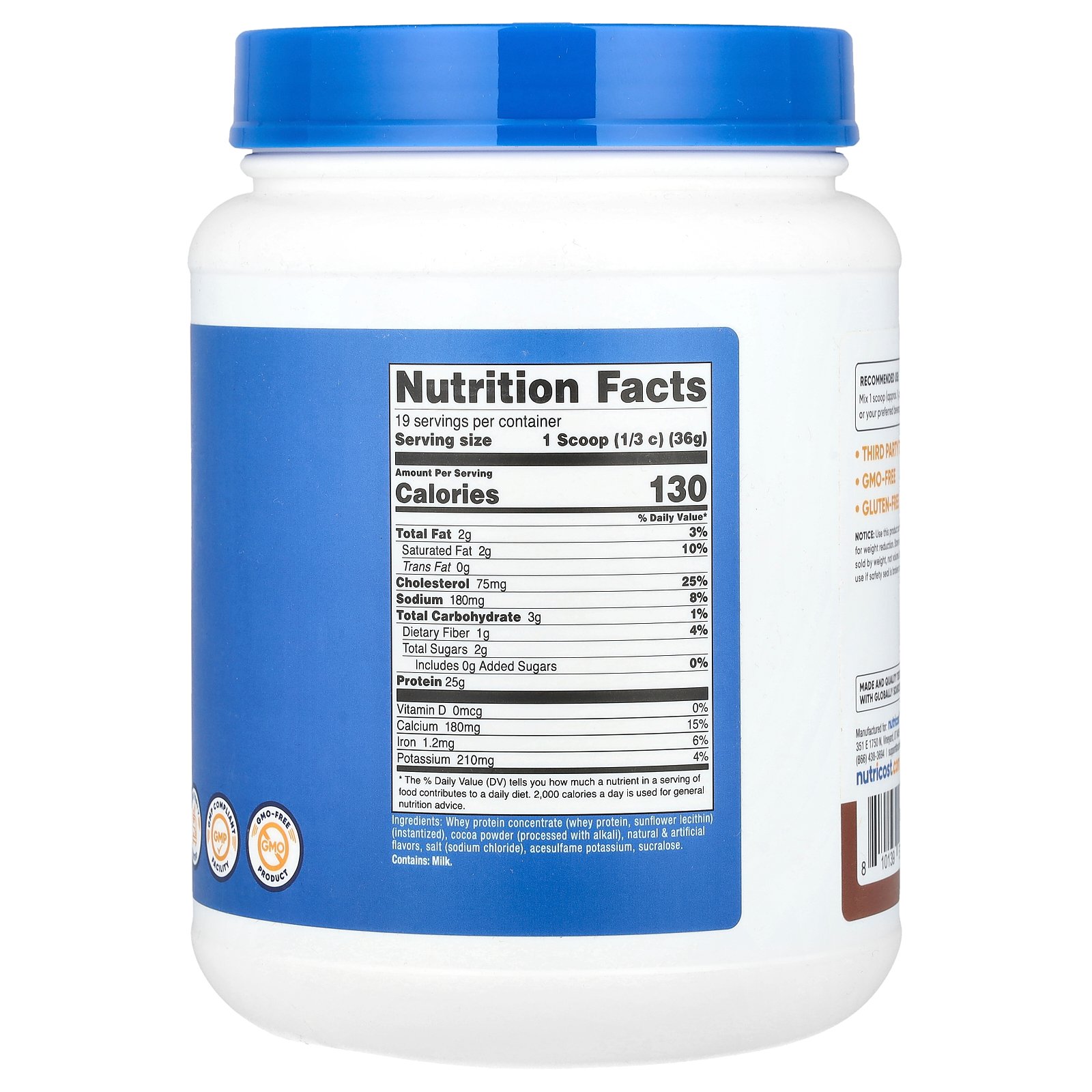 Nutricost ホエイプロテイン コンセントレート 【 iHerb アイハーブ 公式 】 ニュ...