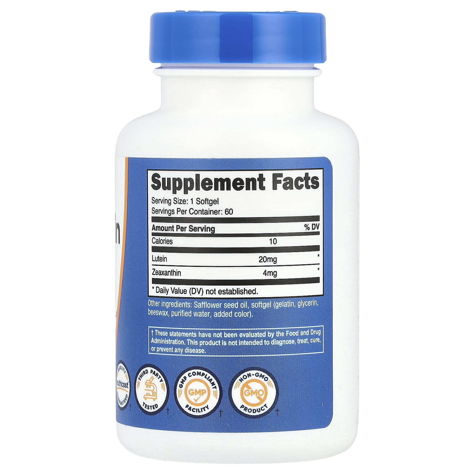 Nutricost ゼアキサンチン ルテイン 配合 【 iHerb アイハーブ 公式 】 ニュートリコスト サプリメント サプリ ソフトジェル 60粒 iherb-official-10022827 iHerb サンプル画像2