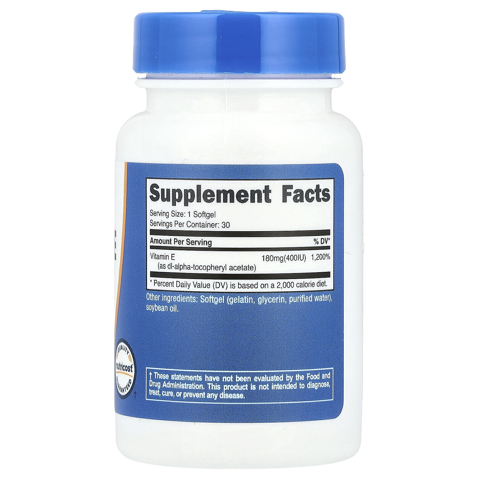 Nutricost ビタミンE 【 iHerb アイハーブ 公式 】 ニュートリコスト ビタミン E ビタミン類 ビタミンサプリ サプリメント サプリ ソフトジェル 180mg 400IU 30粒 iherb-official-10022939 iHerb サンプル画像2
