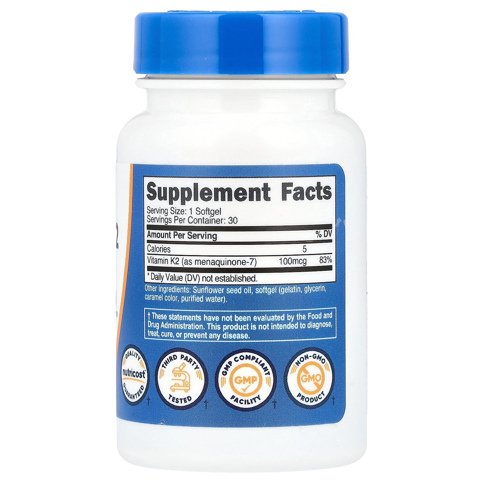 Nutricost ビタミンK2 【 iHerb アイハーブ 公式 】 ニュートリコスト ビタミンK ...