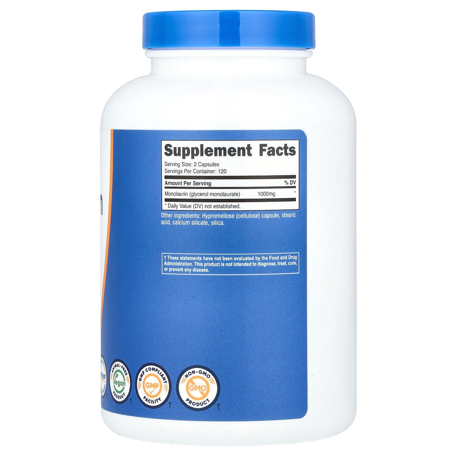 Nutricost モノラウリン 【 iHerb アイハーブ 公式 】 ニュートリコスト サプリメント サプリ カプセル 1粒あたり 500mg 240粒 iherb-official-10022948 iHerb サンプル画像2