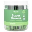 【POINT20倍★10/14 20:00~10/17 9:59】Nutricost スーパーグリーン オーガニック 【 iHerb アイハーブ 公式 】 ニュートリコスト 有機 スーパーフード 野菜 果物 食物繊維 乳酸菌 サプリメント サプリ パウダー 粉末 個包装 プレーン 各10g 20個