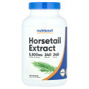 【POINT20倍★10/14 20:00~10/17 9:59】Nutricost スギナ エキス 【 iHerb アイハーブ 公式 】 ニュートリコスト ホーステイル ツクシ 濃縮エキス サプリメント サプリ カプセル 5,500mg 240粒