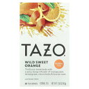 TAZO ワイルド スイート オレンジ 【 iHerb アイハーブ 公式 】 タゾ ティー ハーブティー レモングラス シトラス 甘草 ノンカフェイン ティーバッグ 45g 20個