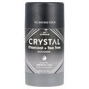 Crystal マグネシウム デオドラント 【 iHerb アイハーブ 公式 】 クリスタル クリスタルボディデオドラント Crystal Body Deodorant クルエルティフリー 制汗剤 チャコール ティーツリー 70g