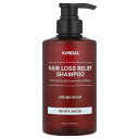 Kundal ナチュラル カフェイン インテンシブ スカルプケア+ 【 iHerb アイハーブ 公式 】 クンダル スカルプシャンプー ホワイトムスク 500ml