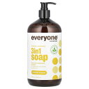 Everyone 3in1 ソープ 【 iHerb アイハーブ 公式 】 エブリワン シャンプー ボディウォッシュ バブルバス ココナッツ レモン 946ml