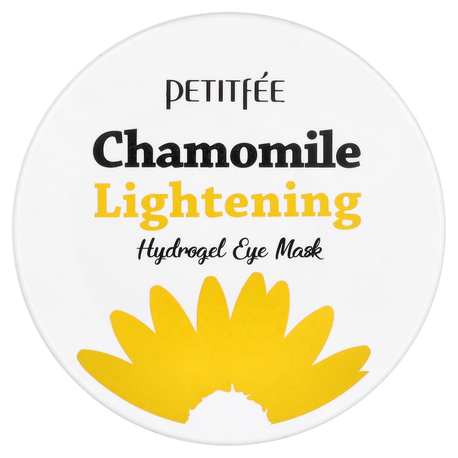【POINT20倍★8/4 20:00〜8/11 1:59】Petitfee カモミール ライトニング アイマスク 【 iHerb アイハーブ 公式 】 ぺティフィー ハイドロゲル 目元パック 30枚