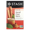 【5/5限定★POINT最大20倍】Stash Tea デカフェ チャイ スパイス 【 iHerb アイハーブ 公式 】 スタッシュティー カフェインフリー ノンカフェイン 紅茶 ブラックティー チャイティー ティーバッグ 18個