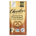 【マラソン期間限定MAX P20倍】Chocolove ミルクチョコレート プレッツェル 【 iHerb アイハーブ 公式 】 チョコラブ 板チョコ ベルギー スイート チョコレート カカオ 30％ スイーツ お菓子 おやつ 83g