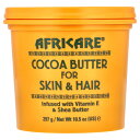 Cococare ココアバター 【 iHerb アイハーブ 公式 】 ココケア アフリケア 肌 髪用 カカオバター ビタミンE シアバター 配合 297g