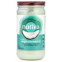 Nutiva オーガニック バージン ココナッツオイル 【 iHerb アイハーブ 公式 】 ヌティバ コールドプレス 未精製 680ml