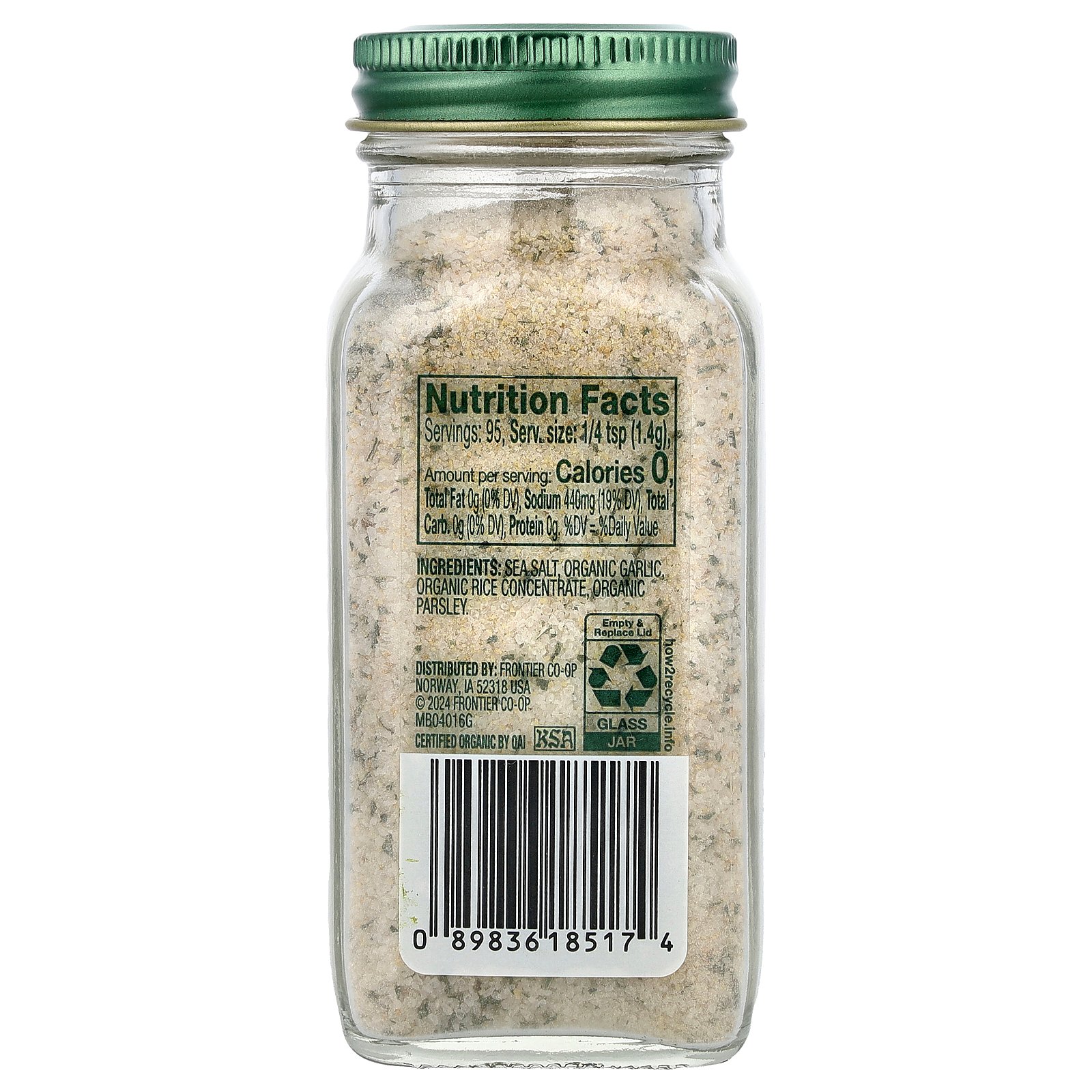 Simply Organic ガーリックソルト オーガニック 【 iHerb アイハーブ 公式 】 シンプルオーガニック ブレンド パウダー 133g iherb-official-10001905 iHerb サンプル画像3