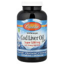 Carlson タラ肝油 ジェム 【 iHerb アイハーブ 公式 】 カールソン コッドリバーオイル オメガ3 フィッシュオイル ノルウェー産 DHA EPA...