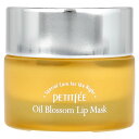 Petitfee オイルブロッサム リップマスク 【 iHerb アイハーブ 公式 】 ぺティフィー ナイトケア リップケア シーバック ソーンオイル 15g