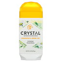 Crystal インビジブル ソリッド デオドラント 【 iHerb アイハーブ 公式 】 クリスタル クリスタルボディデオドラント Crystal Body Deodorant 制汗剤 エッセンシャルオイル カモミール グリーンティー 70g