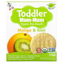 Hot Kid トドラーマムマム オーガニック 【 iHerb アイハーブ 公式 】 ホットキッド ライスビスケット 赤ちゃん おやつ 2歳以上 マンゴー キウ...