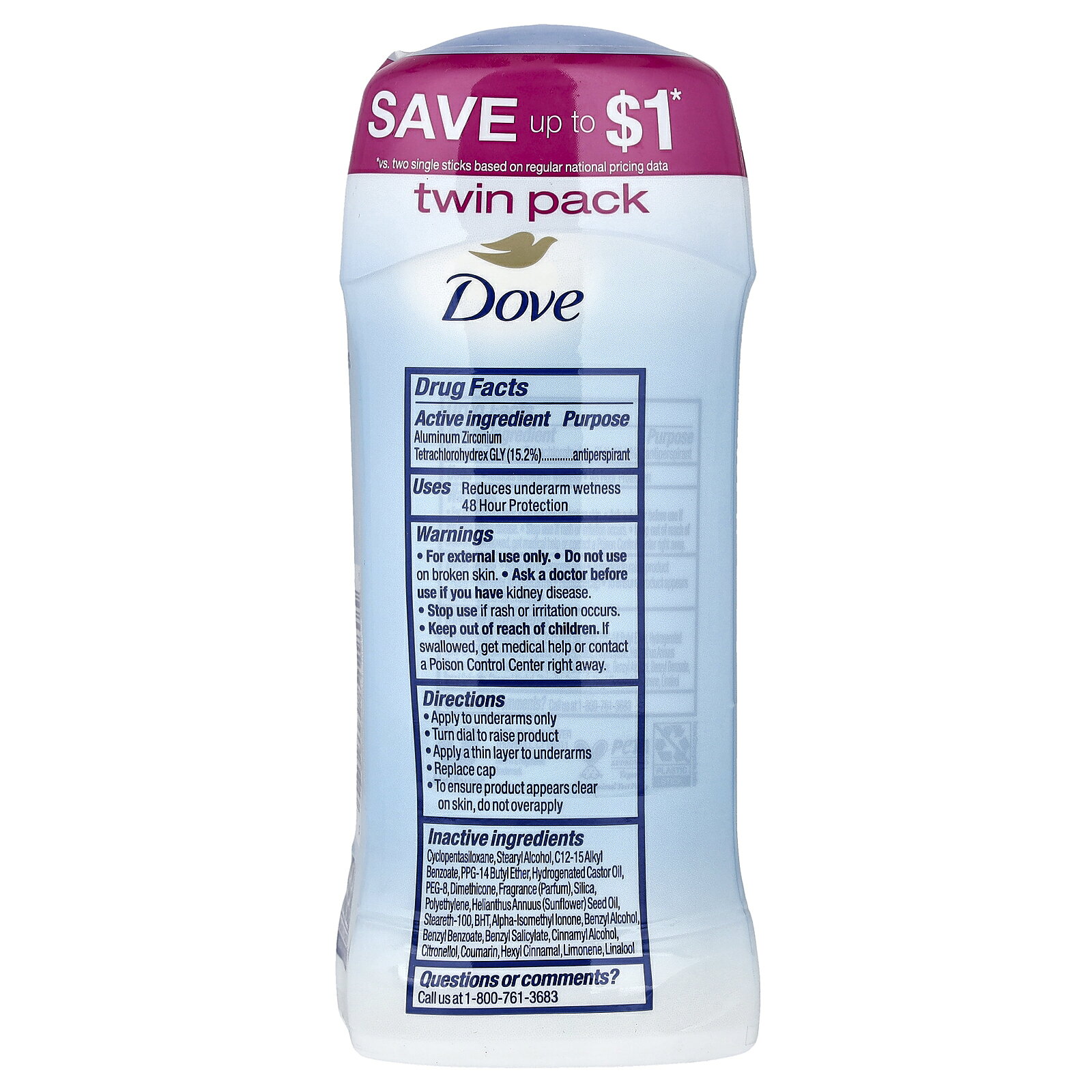 ��20%OFF�����ݥ��3/18 0:00~3/30 23:59��Dove �ǥ��ɥ��� �� iHerb �����ϡ��� ���� �� ���� �ǥ��ɥ��ȥ��ƥ��å� �Ƿ��ǥ��ɥ��� ���ƥ��å� �Ƿ� ����ߥ˥��� �������ϥ��ɥ졼�� �ѥ����� ��74g 2��