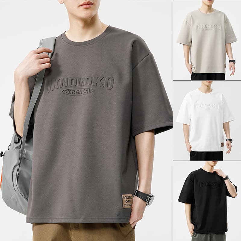 Rakuten - 夏 半袖 Tシャツ メンズ 涼しい 半袖Tシャツ ロゴTシャツ 大人 おしゃれ ロゴ ティーシャツ おしゃれ 白tシャツ カットソー ライトスウェット クルーネック 吸湿 速乾 通気 涼感 大きいサイズ 春 夏 夏服 春服