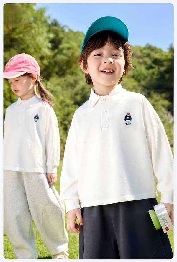 �ݥ������ Ĺµ�ݥ������ �٥ӡ� ���å� �Ҷ� �֤���� ������ �ۥ磻�� �֥�å� �ܡ������� ������ POLO SHIRT �ˤλ� ���λ� 90 100 110 120 130 ���� ´�� �̱� �ݰ�� ���ձ� ���ؼ� �뺧�� ���޻� ���ع� ���� ���Ф��� �����奢�� ̵�� ������� �İ���