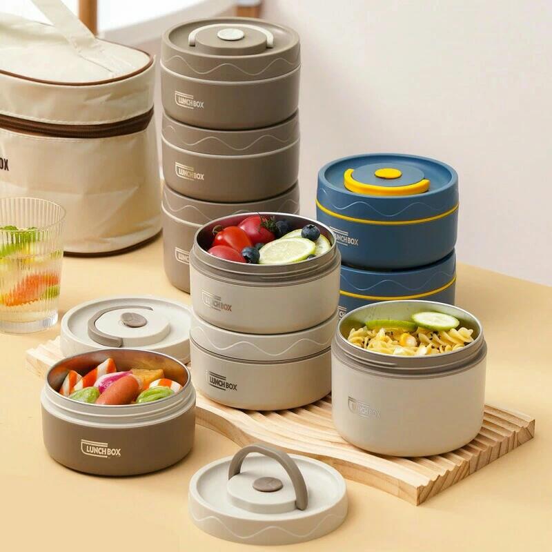 弁当箱 保温弁当箱 お弁当箱 保温 大容量 軽量 レンジ対応 食洗器対応 真空断熱 大容量2段 3段の通勤 運動会 通学 キャンプ 女子 男子