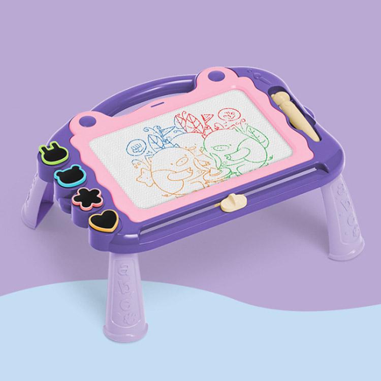 お絵描きボード 脚付き 大画面 磁石 ペン付き 大きい お絵かきボード 子供おもちゃ 磁石ボード 知育おもちゃ マグネットスタンプ付き 繰 3