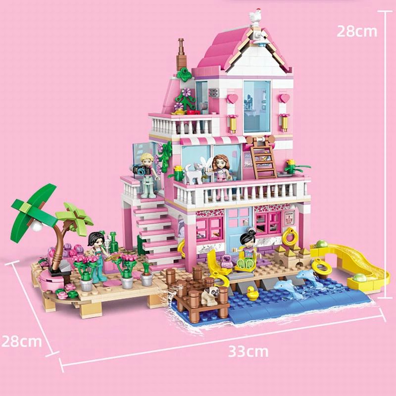 Rakuten - レゴブロック レゴ互換 レゴブロック おもちゃ 女の子 フレンズ 822PCS ミニフィグ5体 ブロックおもちゃ 女の子 知育玩具 レゴ ブロック