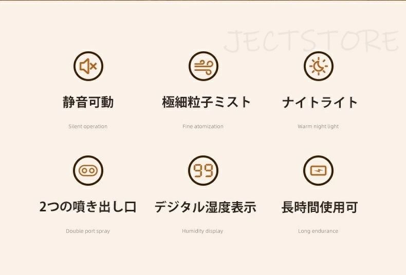 【楽天スーパーセール】加湿器 卓上 オフィス 静音 アロマ加湿器 ペットボトル 超音波加湿器 除菌 連続加湿10時間 LEDランプ 気化式 大容量 2l 持ち運び便利 空