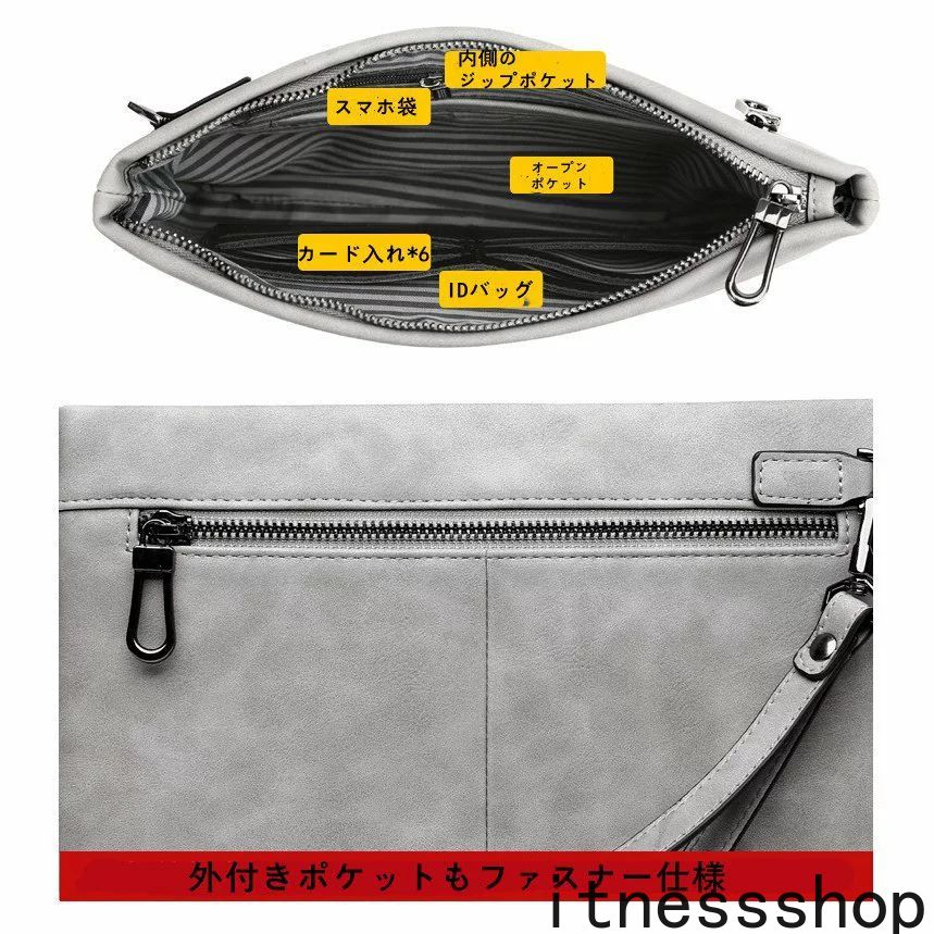 新生活 クラッチバッグ メンズ puレザー 小さめ おしゃれ フォーマル セカンドバッグ ビジネス カジュアル ストラップ 結婚式 PU革 父